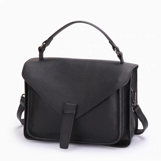 Retro Leather Messenger Bag