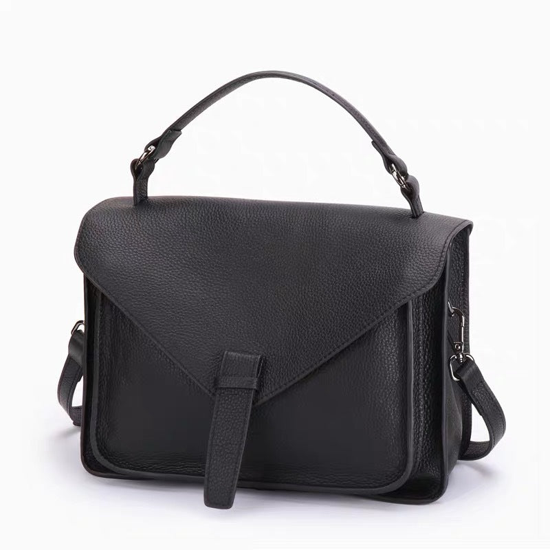 Retro Leather Messenger Bag