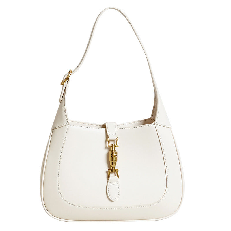 Cowhide Leather Underarm Bag