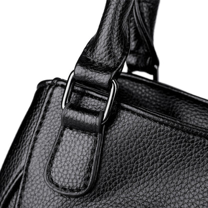 Soft Leather Casual Crossbody