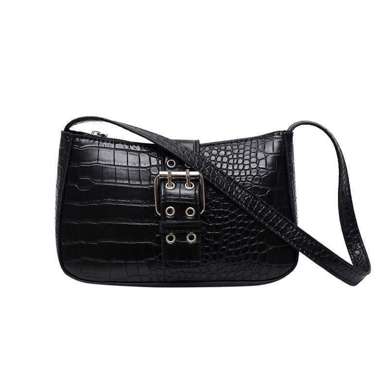 Textured Pattern Shoulder Bag