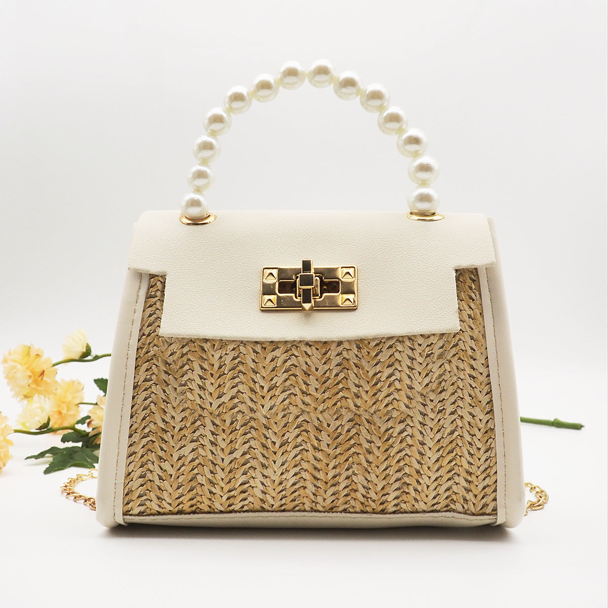 Pastoral Woven Straw Bag